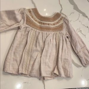 Zara long sleeve knitted shirt